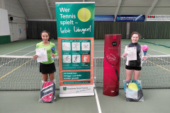 Finale W-U14: M. Esadek und L. Ruppert