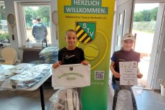 Finale Mädchen U12: Larissa Altergott und Paula Zschoyan