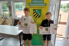 Finale Nebenrunde Jungen U12: Valentin Mikosch und Florian Immen